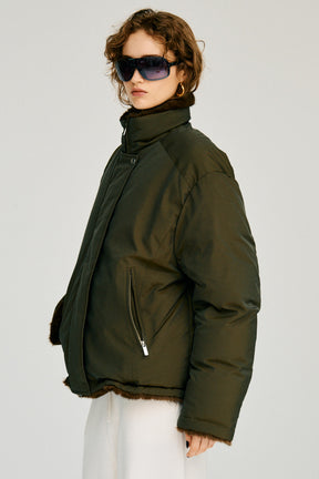 Fur Trim Down Jacket - 2026WINTER