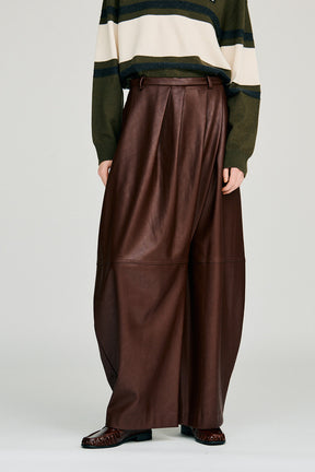 Fake Leather Balloon Pants - 2026WINTER