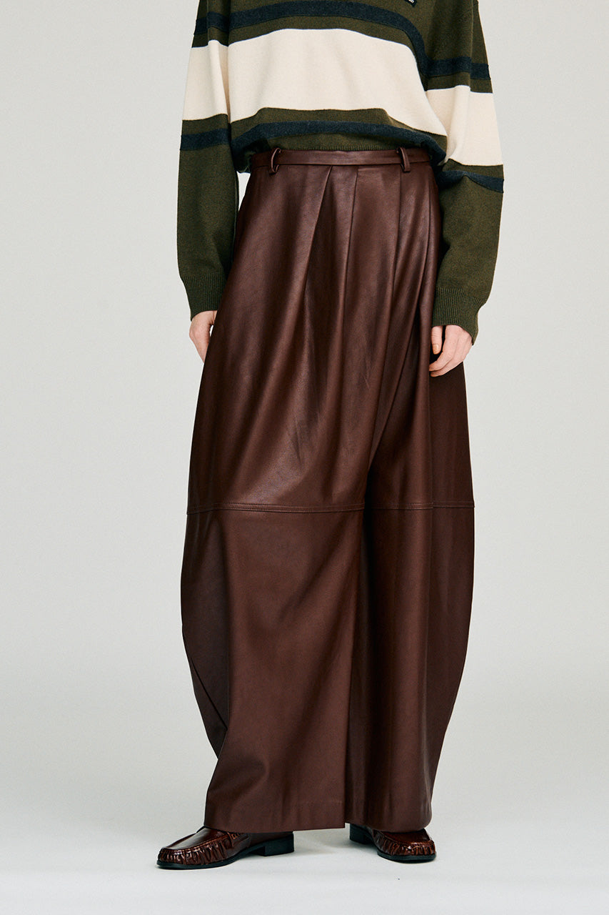 Fake Leather Balloon Pants - 2026WINTER
