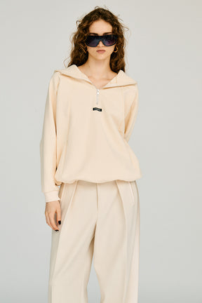 Half-Zip Hoodie Sweatshirt - 2026WINTER