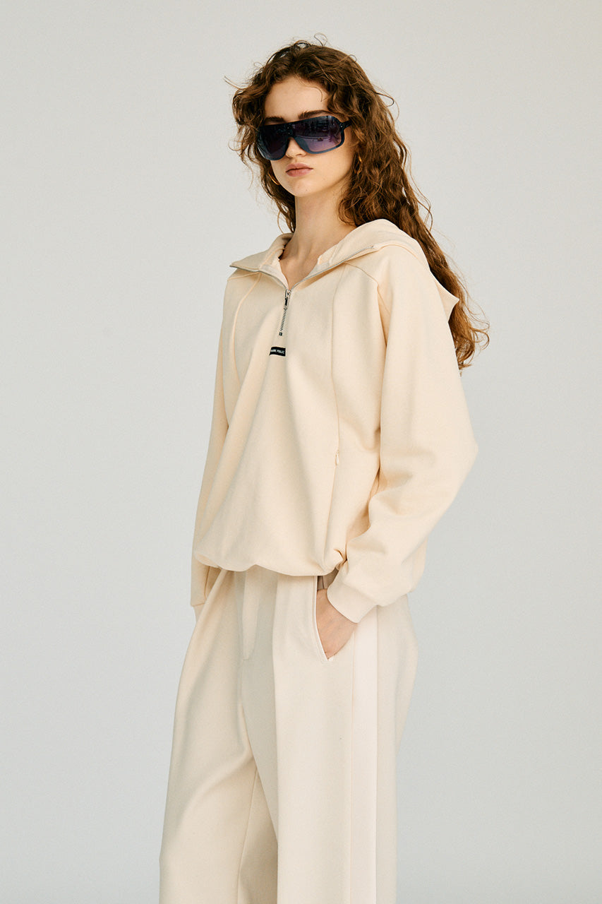 Half-Zip Hoodie Sweatshirt - 2026WINTER