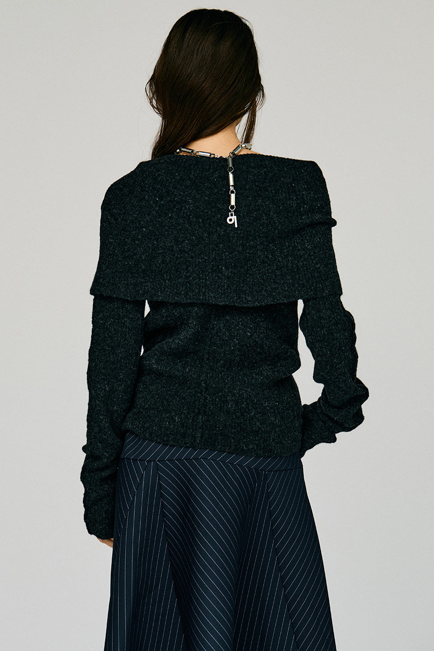Drape Collar Knit - 2026WINTER