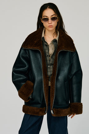 Reversible Stand Collar Jacket - 2026WINTER