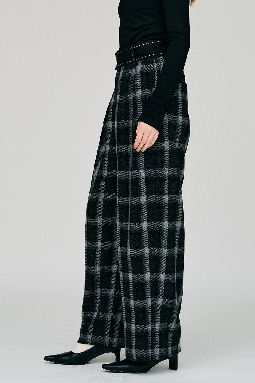 Hand-Like Stitch Tuck Pants - 2026WINTER