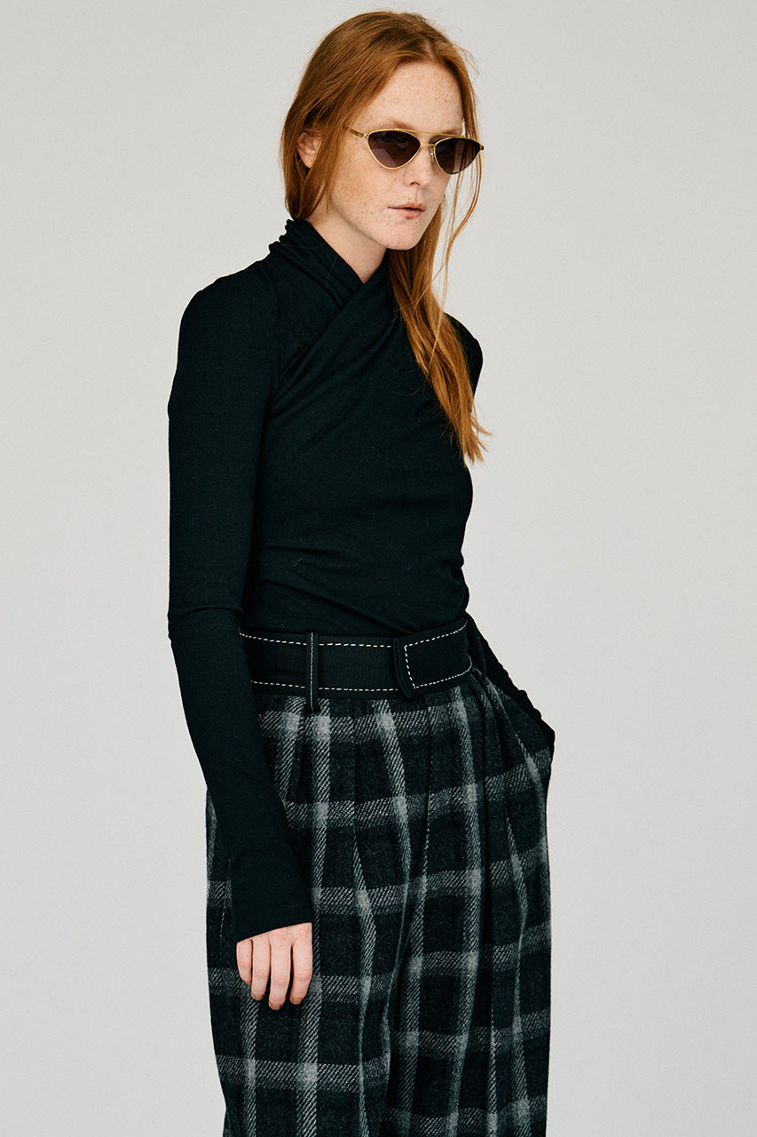Washable Wool Cache-Coeur Top - 2026WINTER