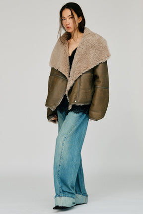 Reversible Shearling Jacket - 2026WINTER