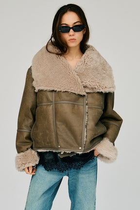 Reversible Shearling Jacket - 2026WINTER