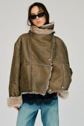 Reversible Shearling Jacket - 2026WINTER