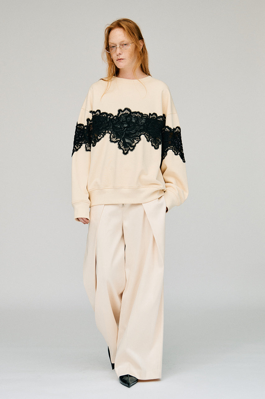 Lace Sweatshirt