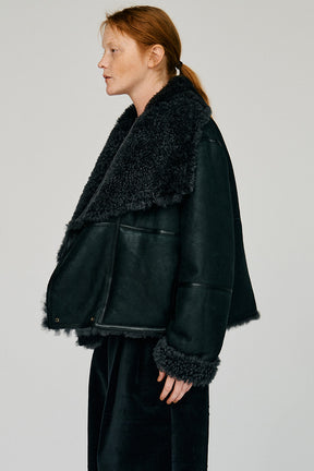 Reversible Shearling Jacket - 2026WINTER