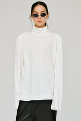 High-Neck Oversized Top
