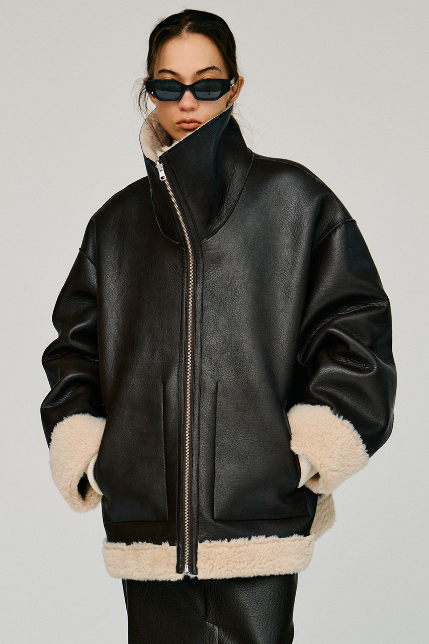 Reversible Stand Collar Jacket - 2026WINTER