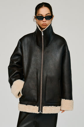 Reversible Stand Collar Jacket - 2026WINTER