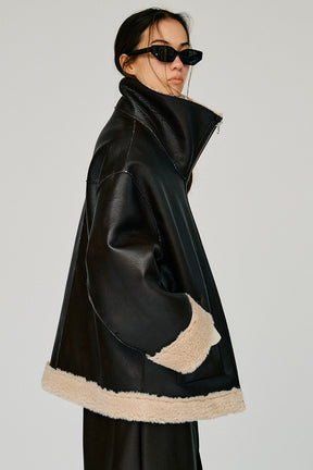 Reversible Stand Collar Jacket - 2026WINTER
