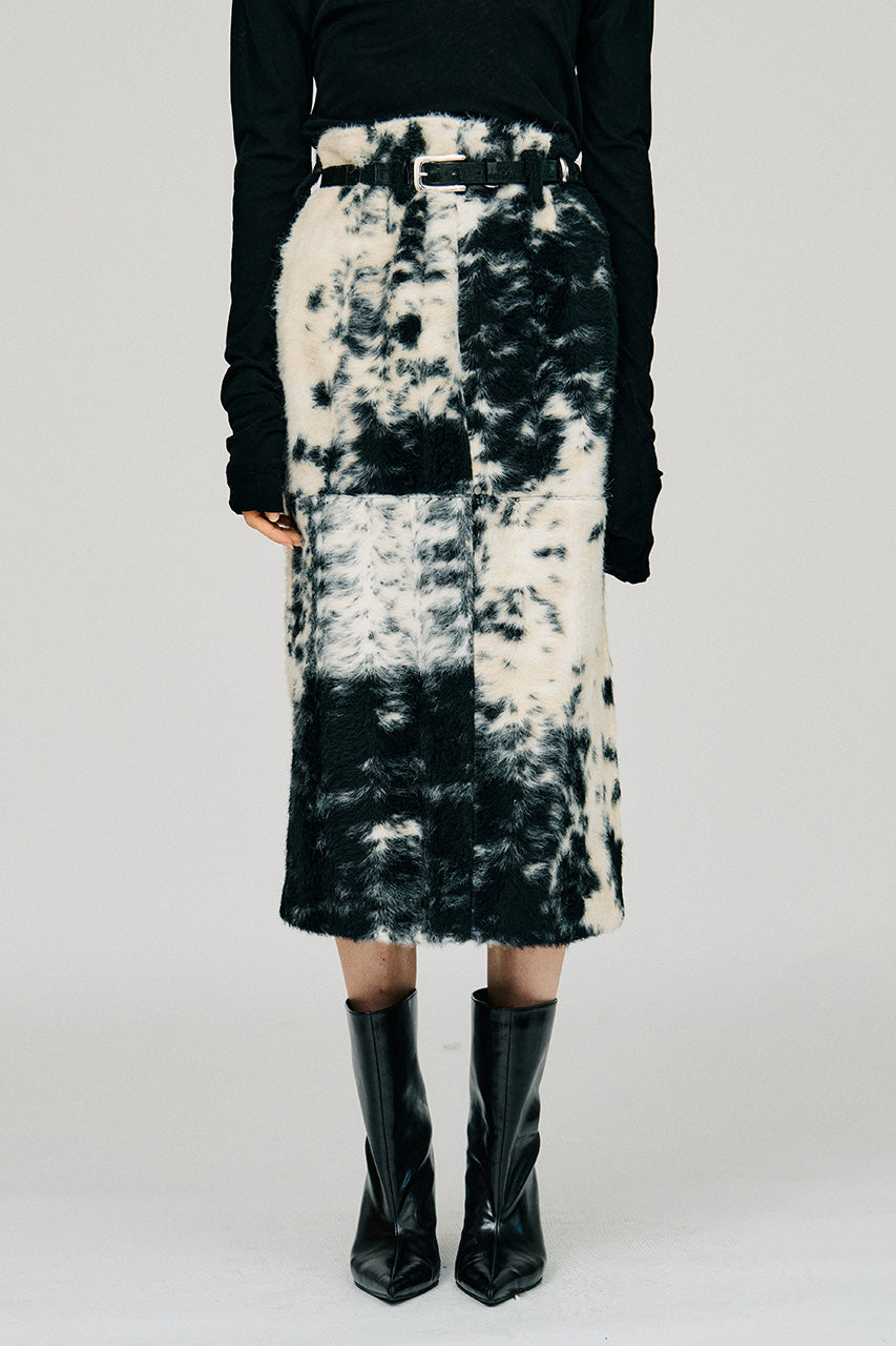 Haircalf Jacquard Skirt - 2026WINTER