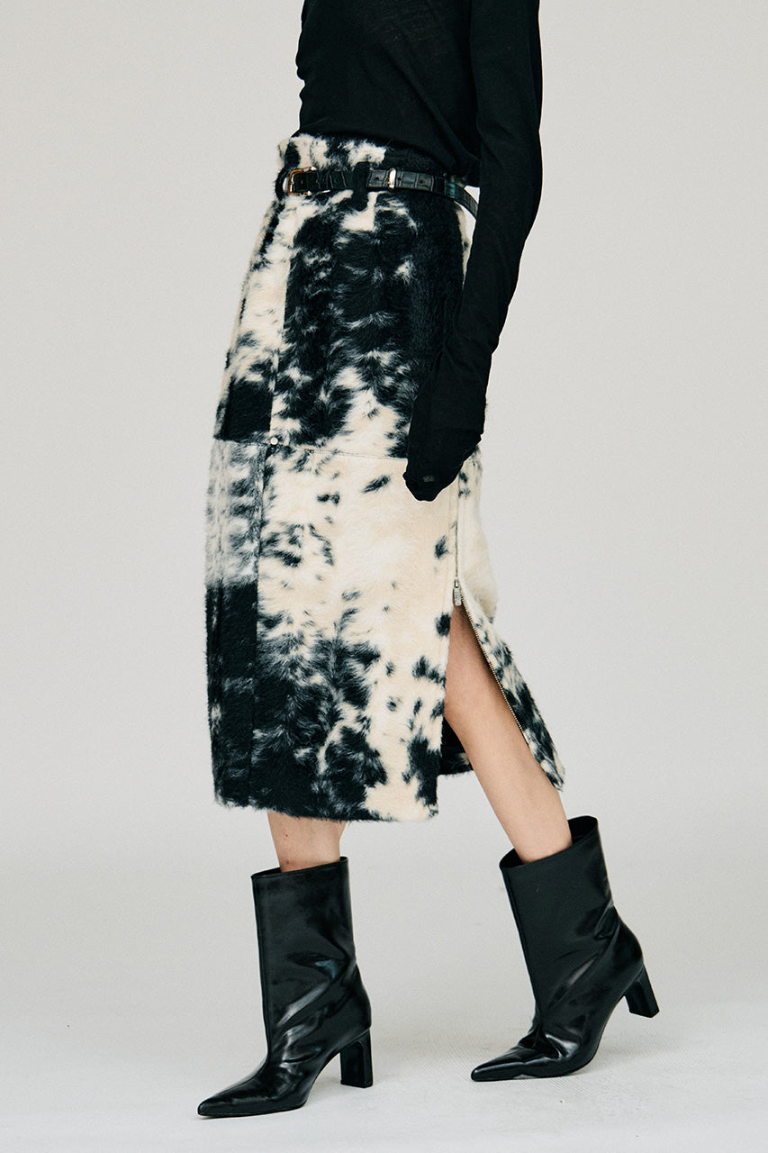 Haircalf Jacquard Skirt - 2026WINTER