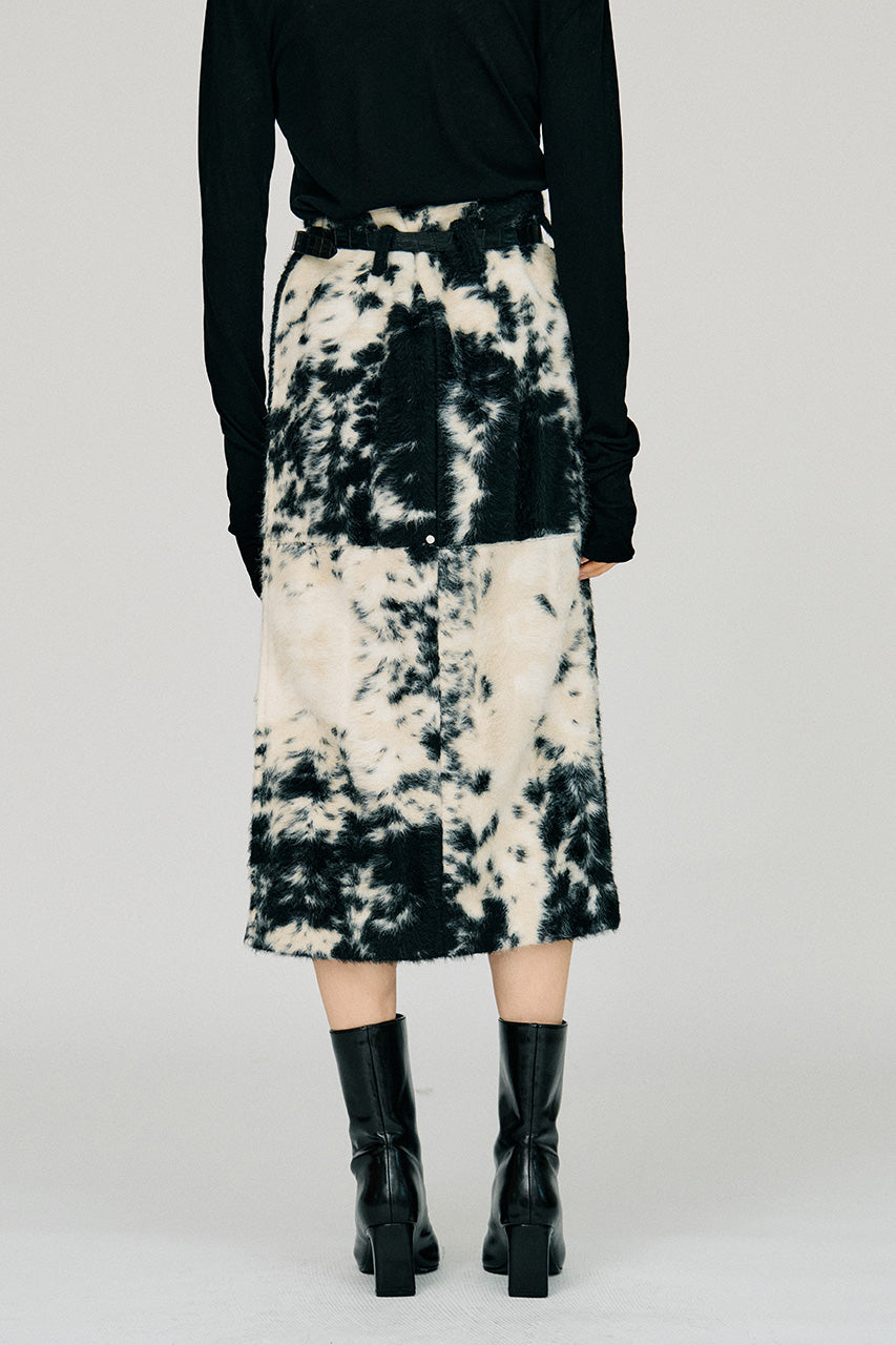 Haircalf Jacquard Skirt - 2026WINTER