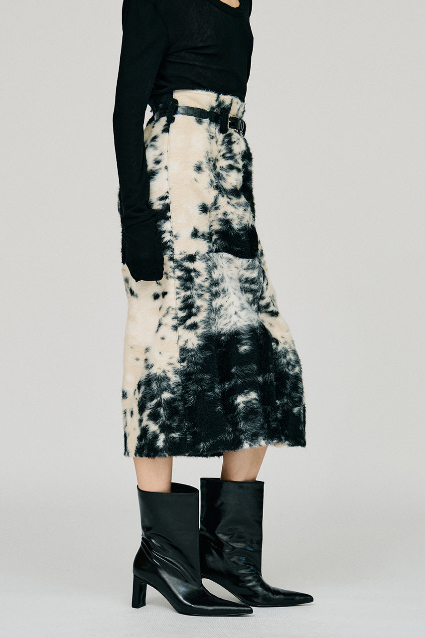 Haircalf Jacquard Skirt - 2026WINTER