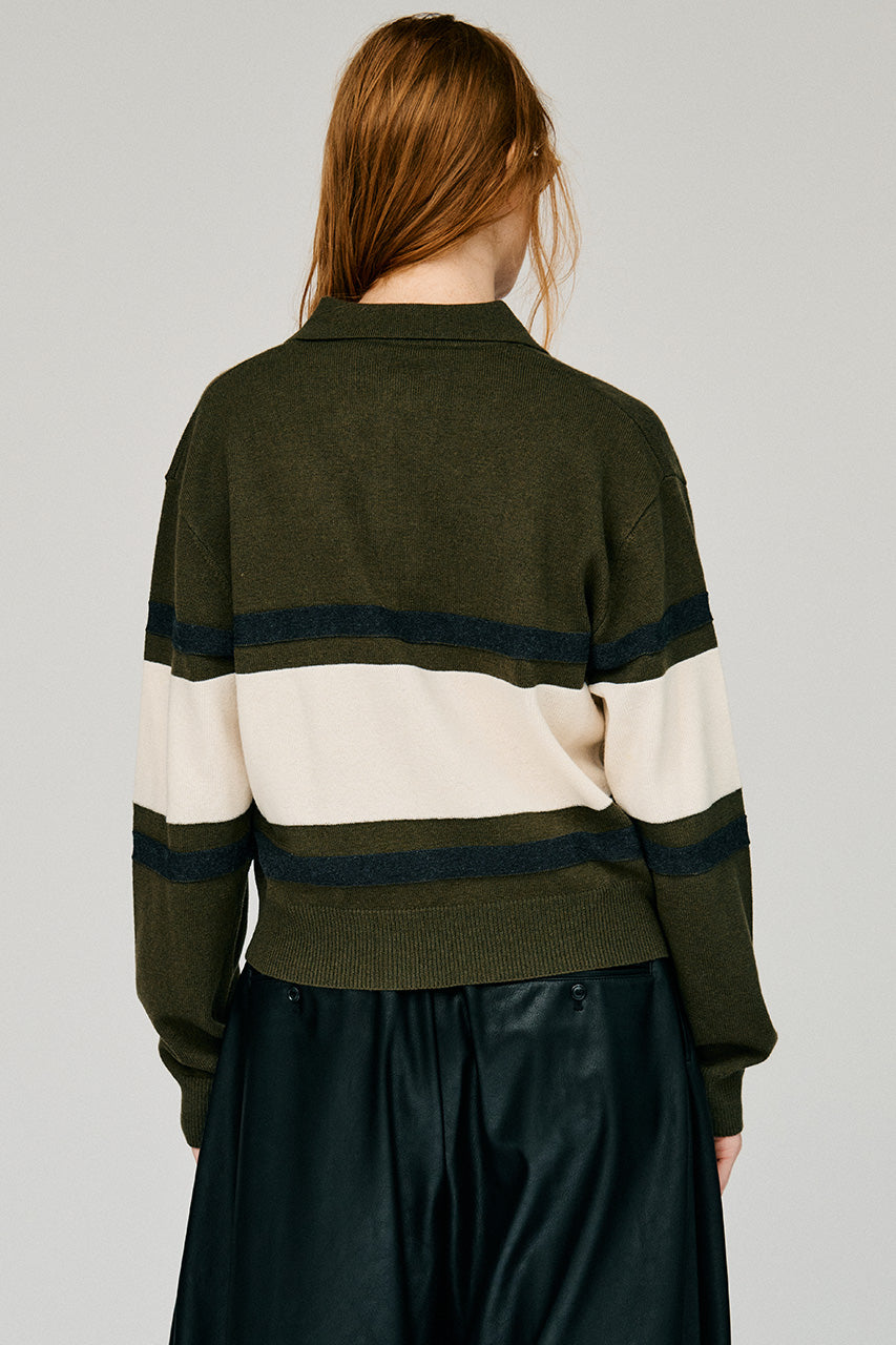Wide Border Knit Polo - 2026WINTER
