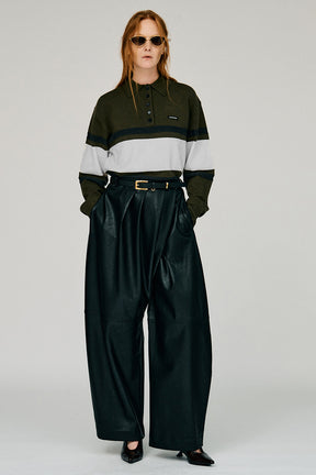 Wide Border Knit Polo - 2026WINTER