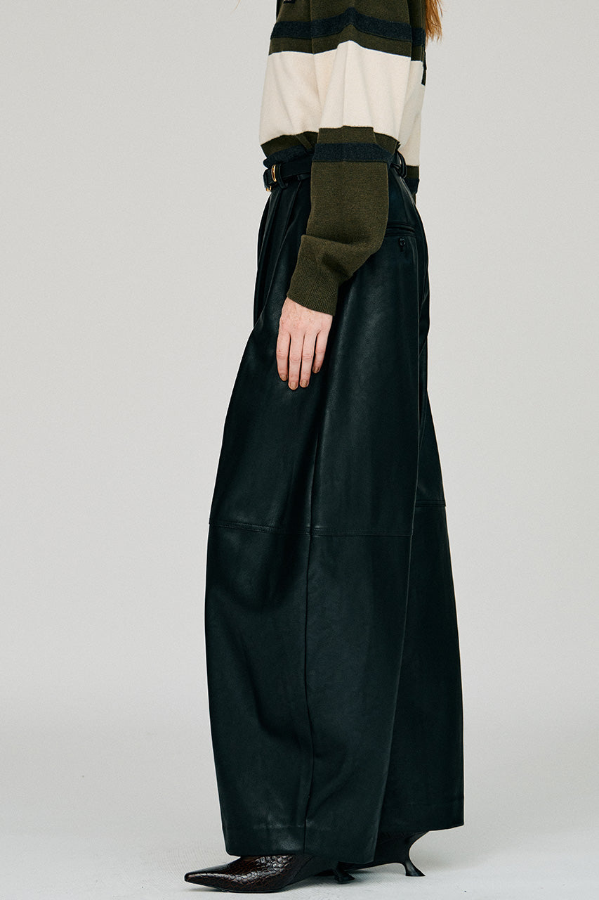 Fake Leather Balloon Pants - 2026WINTER