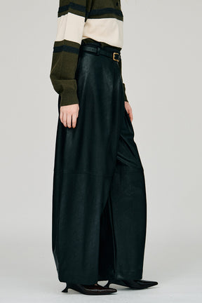 Fake Leather Balloon Pants - 2026WINTER