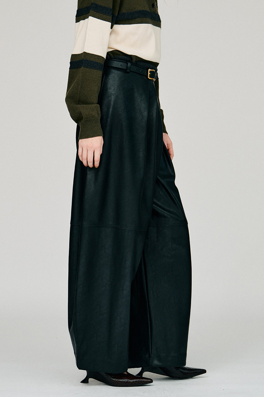 Fake Leather Balloon Pants - 2026WINTER