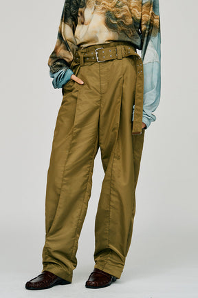 Eyelet Belt Pants - 2026WINTER