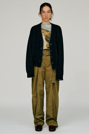 Fox Blend Double Neck Cardigan - 2026WINTER