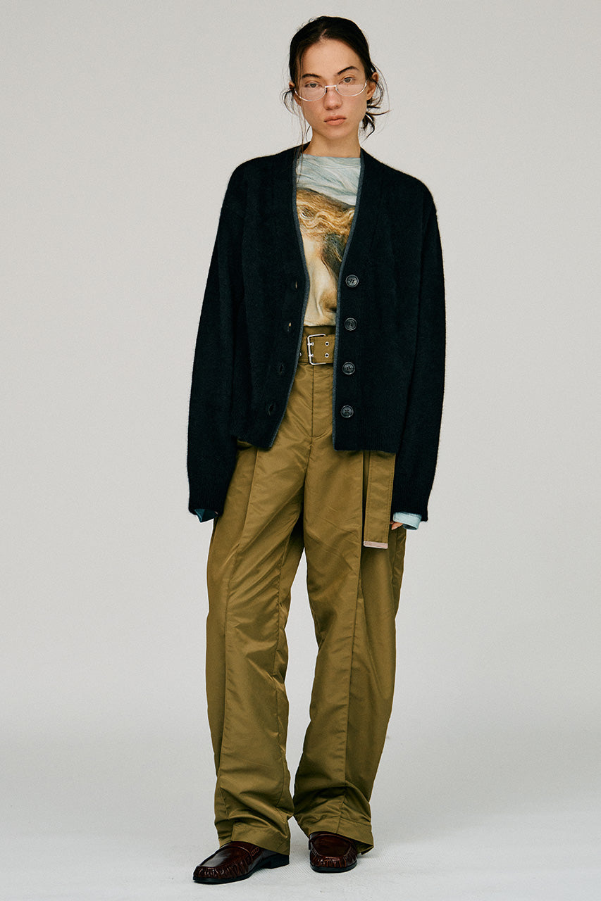 Fox Blend Double Neck Cardigan - 2026WINTER