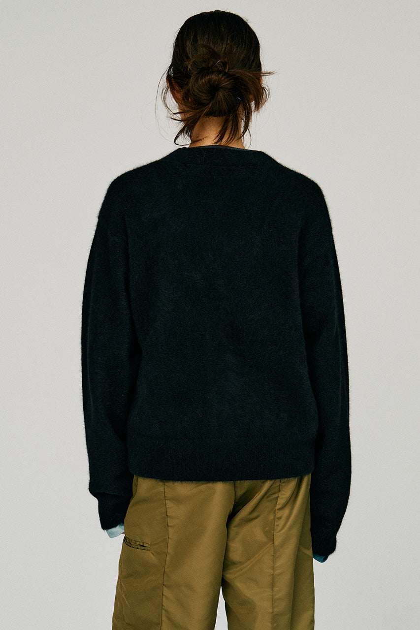 Fox Blend Double Neck Cardigan - 2026WINTER