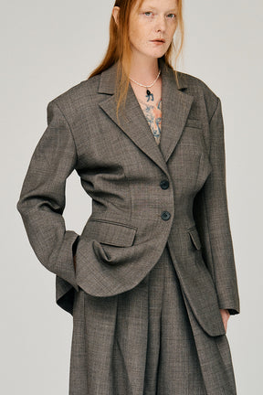 Puff Waist Single Jacket - 2026AUTUMN
