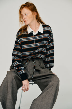 Cropped Rugby Shirt - 2026AUTUMN