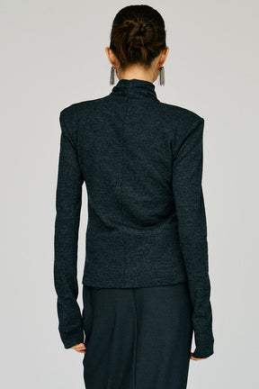 Washable Wool Cache-Coeur Top - 2026WINTER