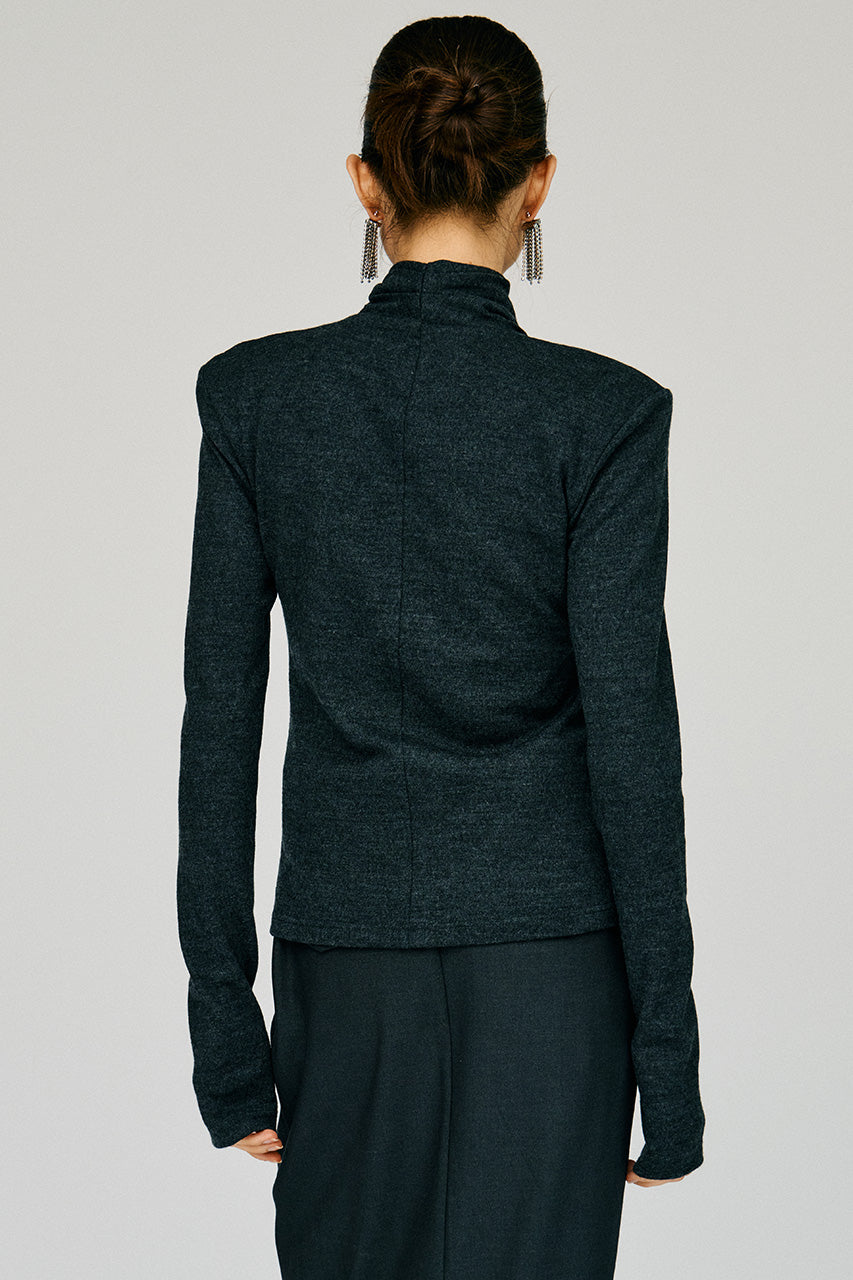 Washable Wool Cache-Coeur Top - 2026WINTER