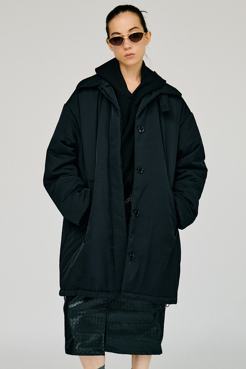 Padded Scarf Middle Coat - 2026WINTER