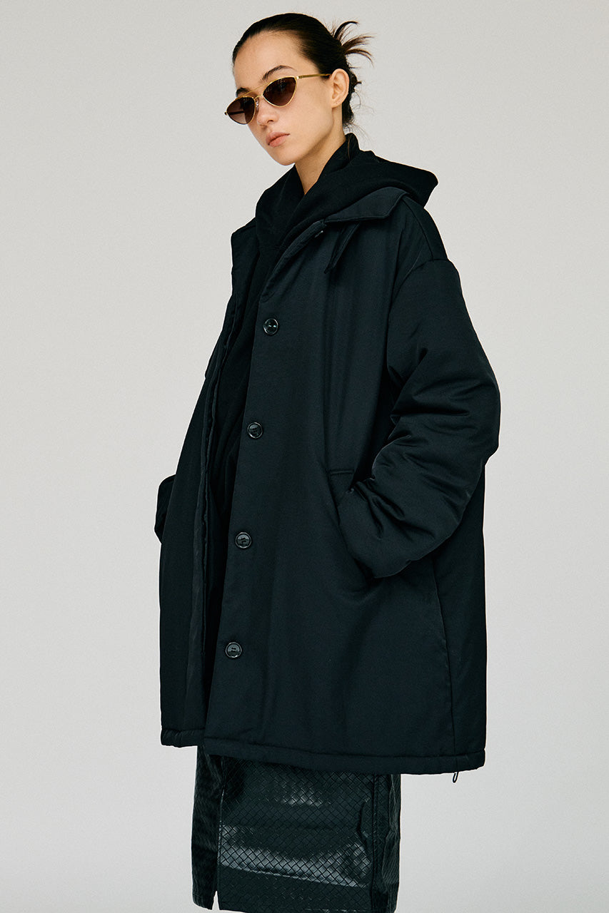 Padded Scarf Middle Coat - 2026WINTER