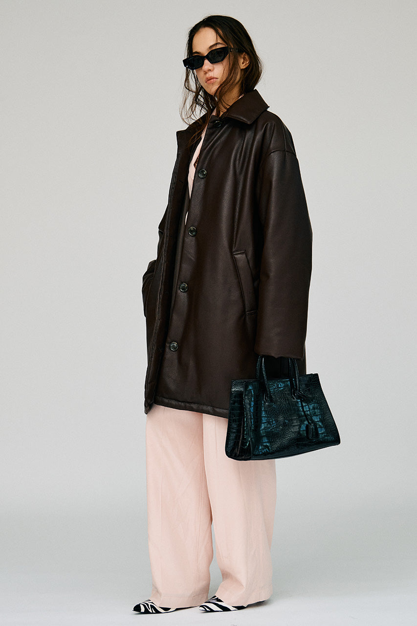 Padded Scarf Middle Coat - 2026WINTER