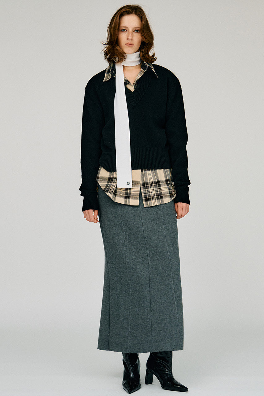 Shaped Waist Check Shirt - 2026WINTER