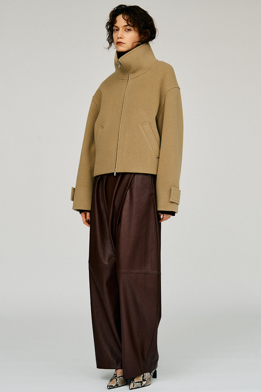 Stand Collar Short Coat - 2026WINTER