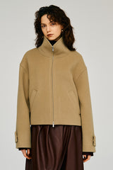 Stand Collar Short Coat - 2026WINTER
