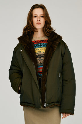 Fur Trim Down Jacket - 2026WINTER