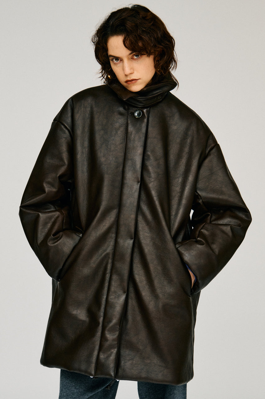 Padded Scarf Middle Coat - 2026WINTER