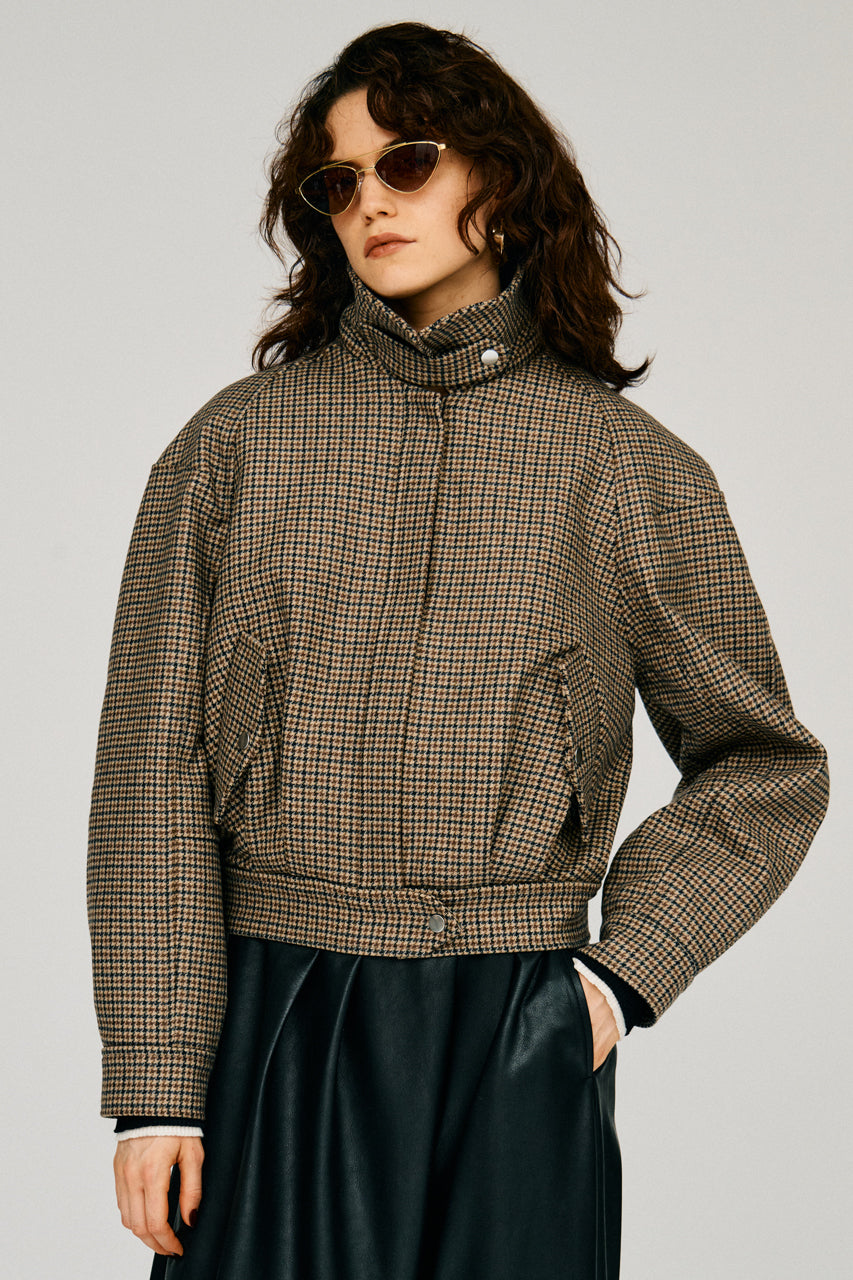 Leather Collar Short Coat - 2026WINTER