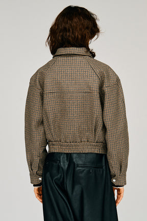 Leather Collar Short Coat - 2026WINTER