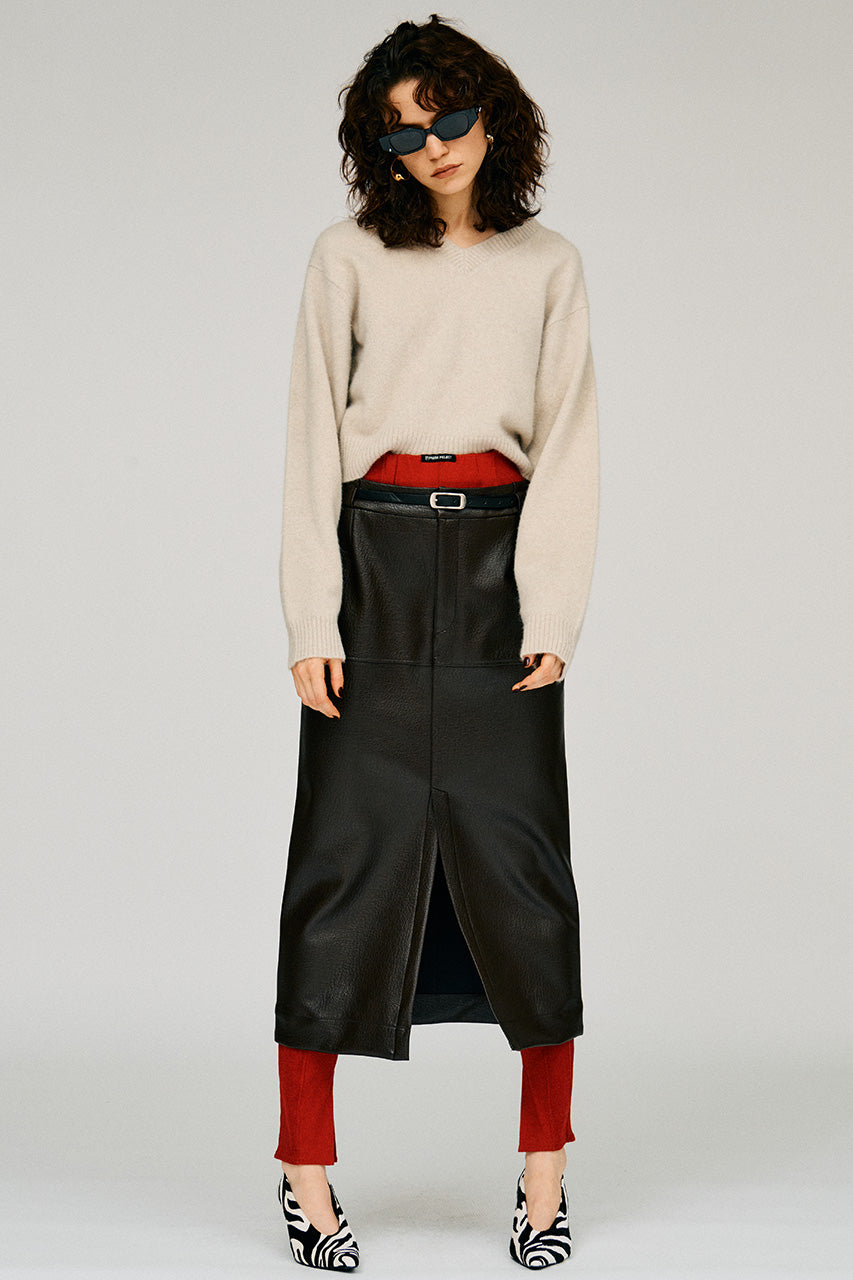 Fox Blend V-Neck Knit - 2026WINTER