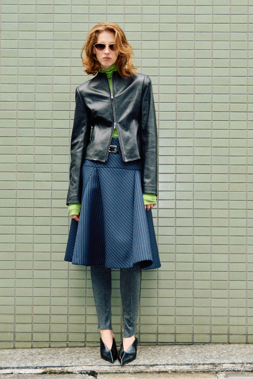 Leather Fitted Jacket