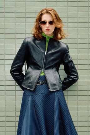 Leather Fitted Jacket