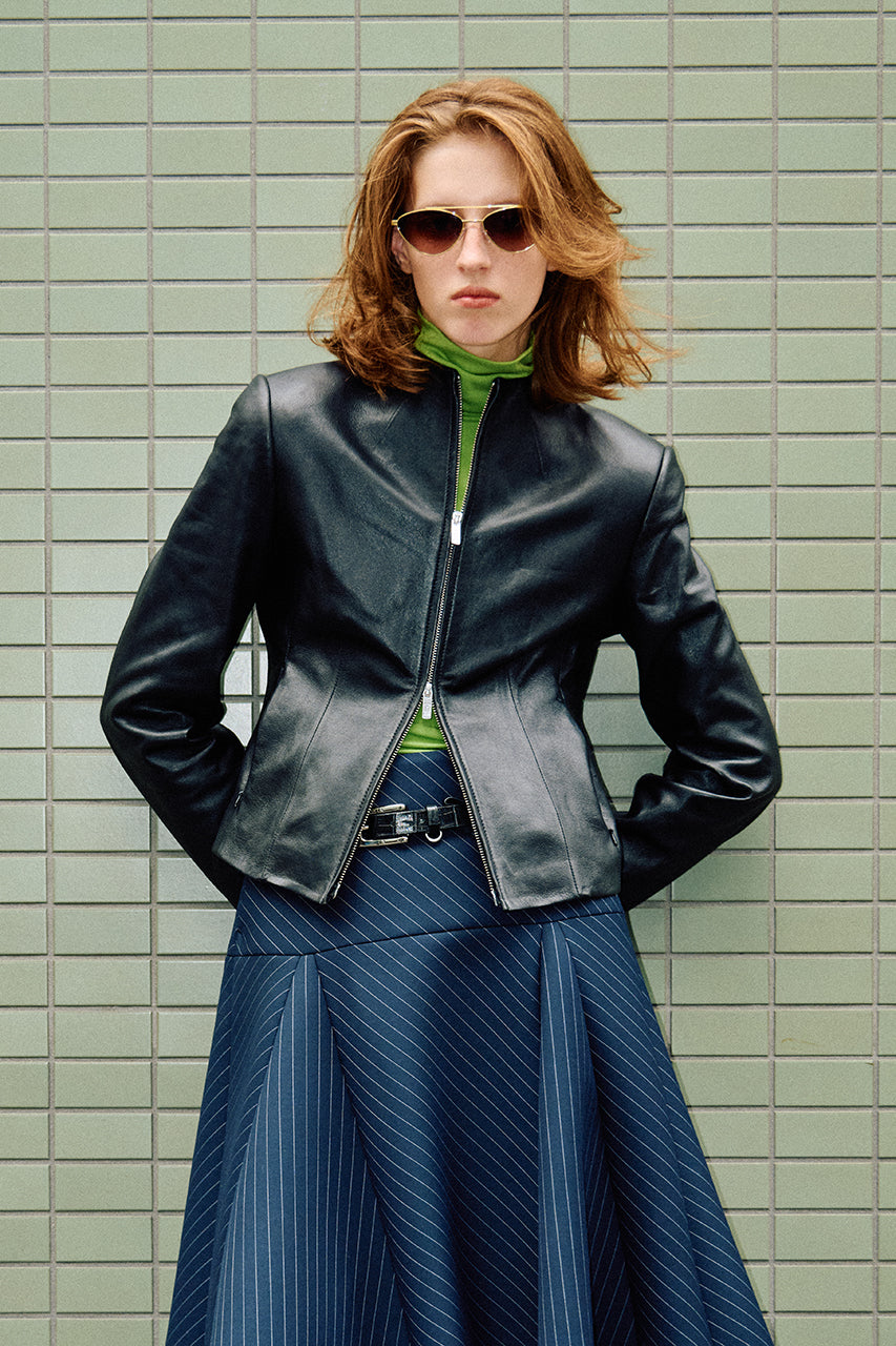 Leather Fitted Jacket
