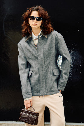 Wool Hourglass Barn Jacket